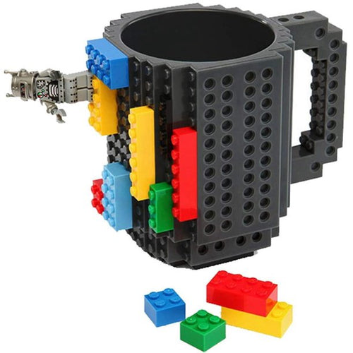 100 Units of Build-On Brick Mug